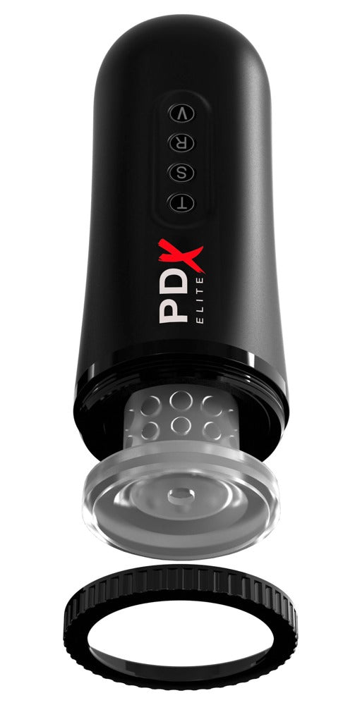 PDX Elite automatische pijp masturbator - Zwart - PDX Elite - SKU: 5457240000