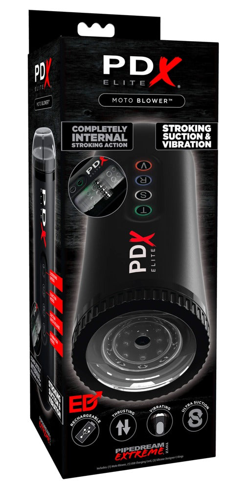 PDX Elite automatische pijp masturbator - Zwart - PDX Elite - SKU: 5457240000