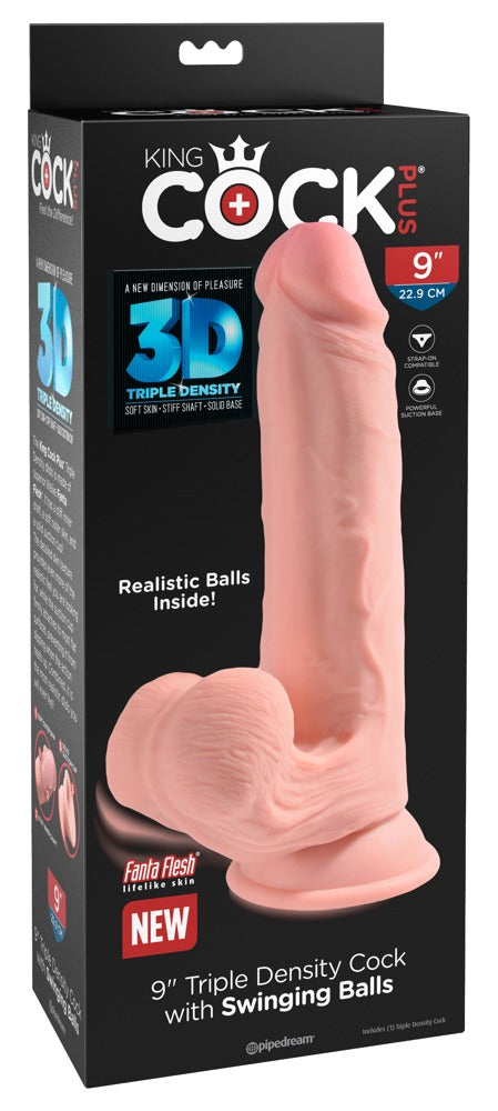 King Cock Plus penis - Huidskleur Licht - King Cock Plus - SKU: 5457830000