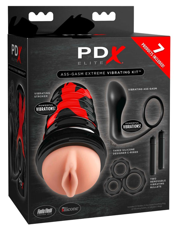 PDX Elite Vibrerende kit - Zwart - PDX Elite - SKU: 5462160000
