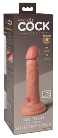 King Cock Elite dubbele dichtheid - Huidskleur Licht