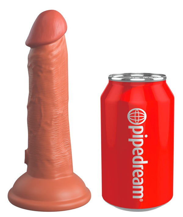 King Cock Elite zuignap dildo - Huidskleur Licht - King Cock Elite - SKU: 5466740000