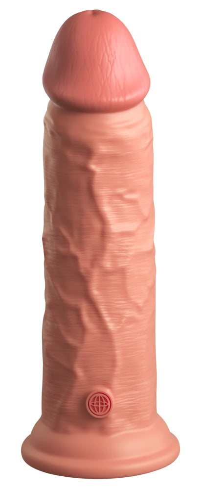8" Siliconen Cock met dubbele dichtheid - King Cock Elite - SKU: 5467200000