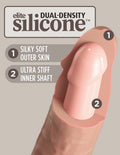 King Cock Elite Vibrator - Huidskleur Licht