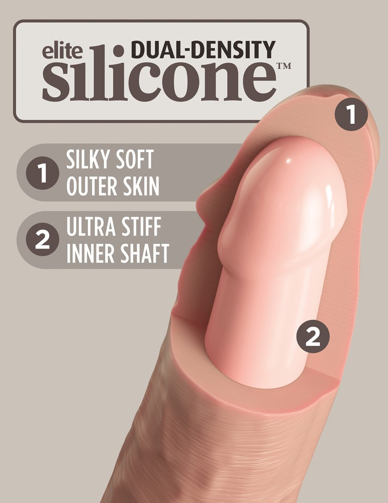 King Cock Elite Vibrator - Huidskleur Licht