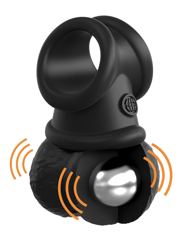 King Cock Elite Vibroballen - Zwart - King Cock Elite - SKU: 5468600000
