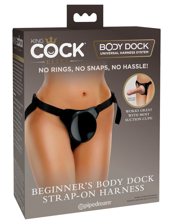 King Cock Elite Strap-on - Zwart - King Cock Elite - SKU: 5468870000
