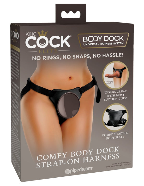 King Cock Elite Comfortabel harnas - Zwart - King Cock Elite - SKU: 5468950000