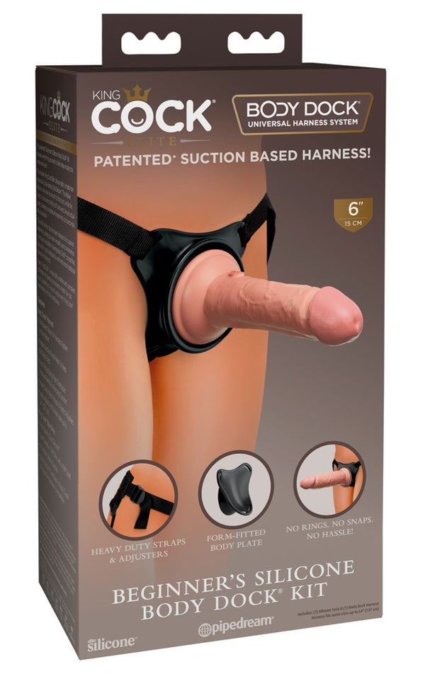 King Cock Elite Beginner Body Dock - Huidskleur Licht - King Cock Elite - SKU: 5469090000