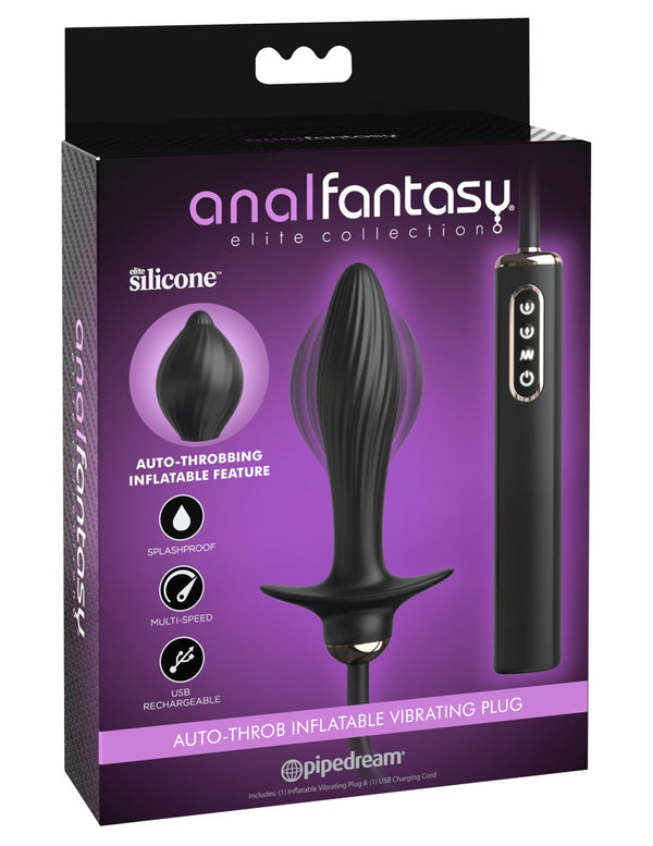 Anal Fantasy Elite opblaasbare vibrerende plug - Anal Fantasy Elite - SKU: 5469760000