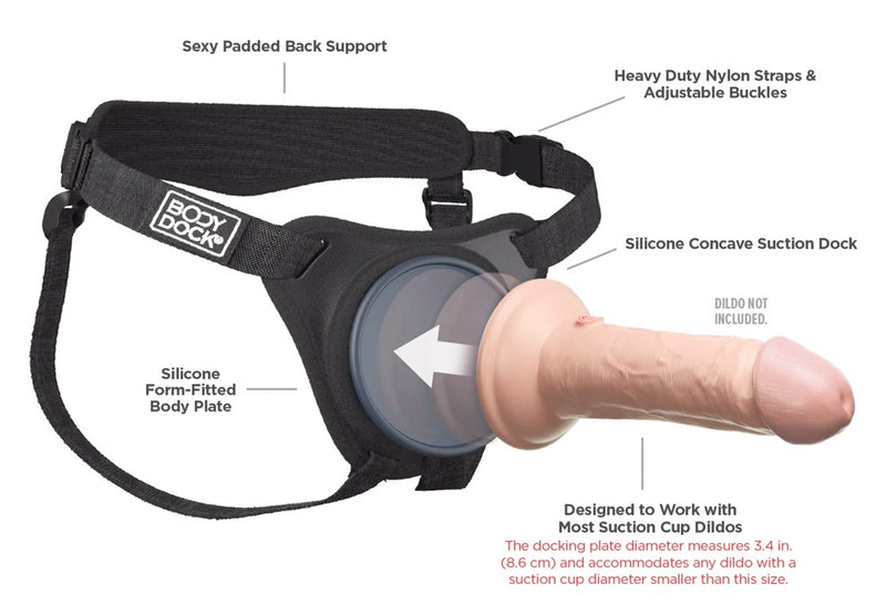 Body Dock Strap-on - Zwart
