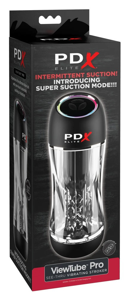 PDX Elite ViewTube Pro masturbator - Transparant - PDX Elite - SKU: 5472470000