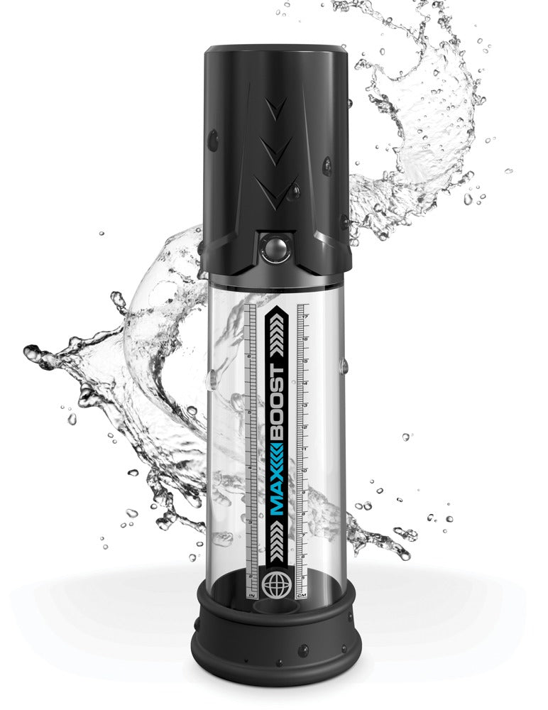 Pump Worx Max Boost penispomp - Zwart
