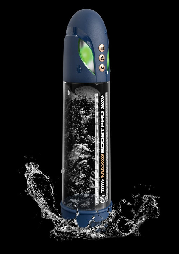 Pump Worx Max Boost Pro Flow penis pomp - Blauw - Pump Worx - SKU: 5474500000