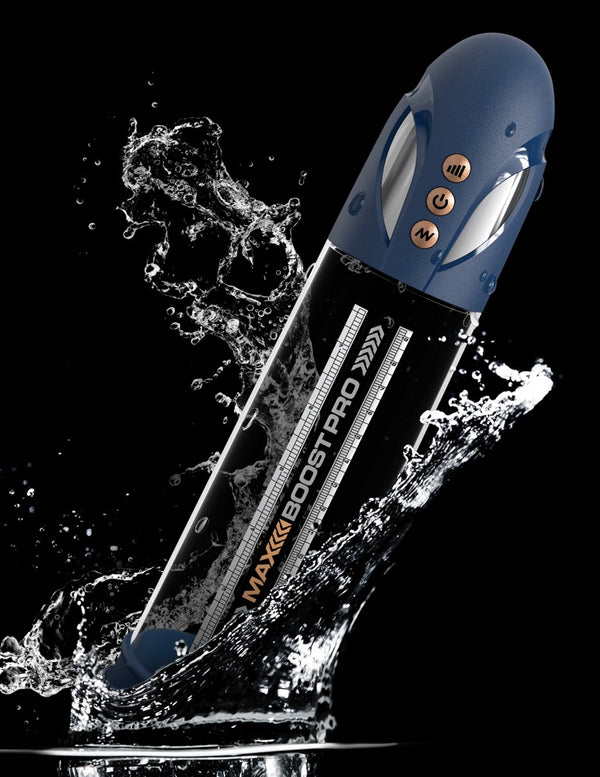 Pump Worx Max Boost Pro Flow penis pomp - Blauw - Pump Worx - SKU: 5474500000