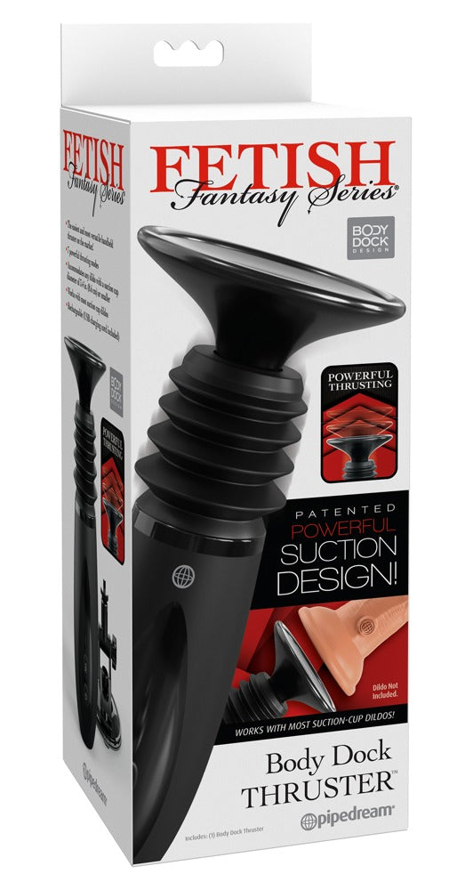 Fetish Fantasy Series Body Dock Thruster adapter - Zwart - Fetish Fantasy Series - SKU: 5476110000