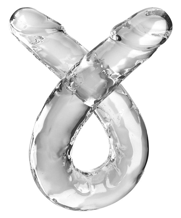 King Cock Clear 18" Double Dildo - Transparant - King Cock Clear - SKU: 5476460000
