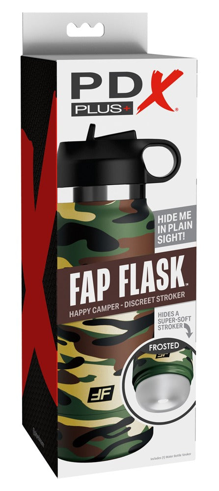 PDX Plus Fap Flask Happy Camper masturbator - Groen - PDX Plus - SKU: 5477270000