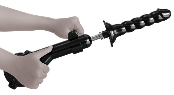 Fetish Fantasy Series Body sexmachine met dildo en vibrator - Zwart - Fetish Fantasy Series - SKU: 5477350000