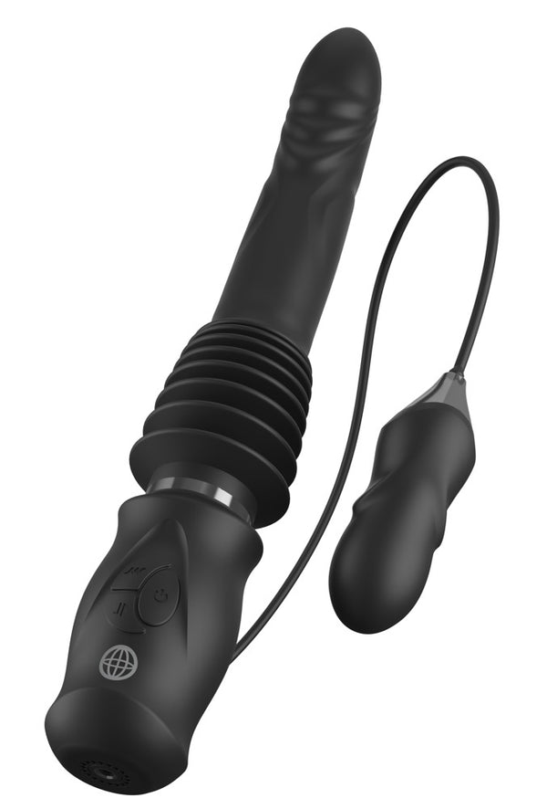 Fetish Fantasy Series Ultimate Silicone Thruster - Zwart - Fetish Fantasy Series - SKU: 5477430000