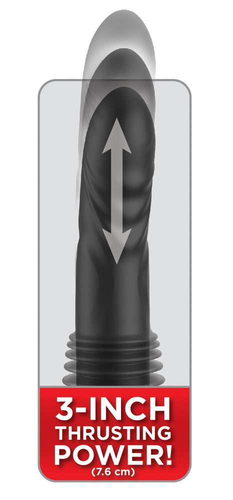 Fetish Fantasy Series Ultimate Silicone Thruster - Zwart - Fetish Fantasy Series - SKU: 5477430000