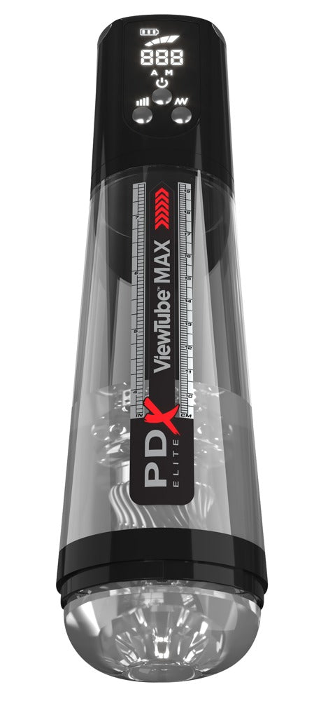 PDX Elite ViewTube MAX masturbator - Transparant - PDX Elite - SKU: 5477600000