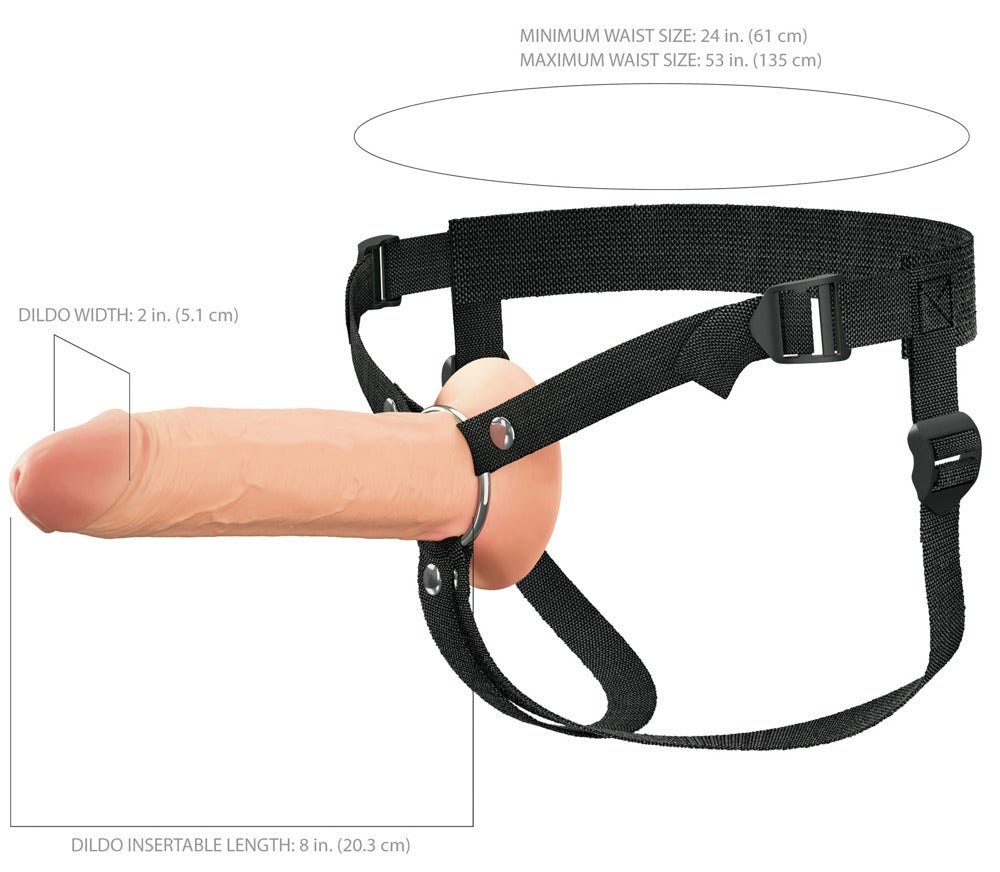 Holle siliconen strap-on