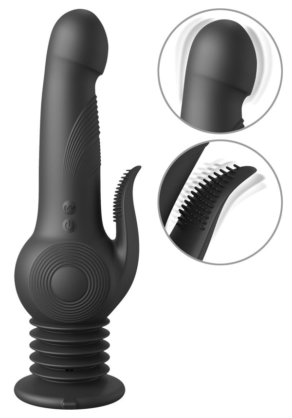 Fetish Fantasy Series Pogo Thruster vibrator - Zwart - Fetish Fantasy Series - SKU: 5479560000