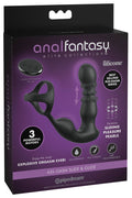 Anal Fantasy Elite Anaal vibrator met perineumstimulator & pikring - Zwart