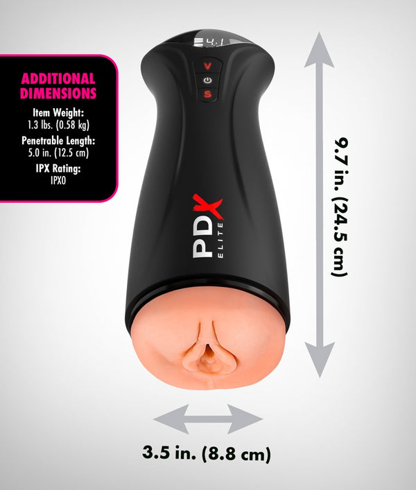 PDX Elite pijpbeurt masturbator Fuck-Gasm - Zwart - PDX Elite - SKU: 5479800000