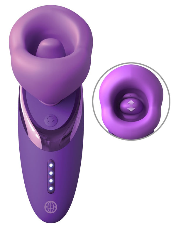 Fantasy For Her Zuigvibrator met liktong - Paars - Fantasy For Her - SKU: 5480300000