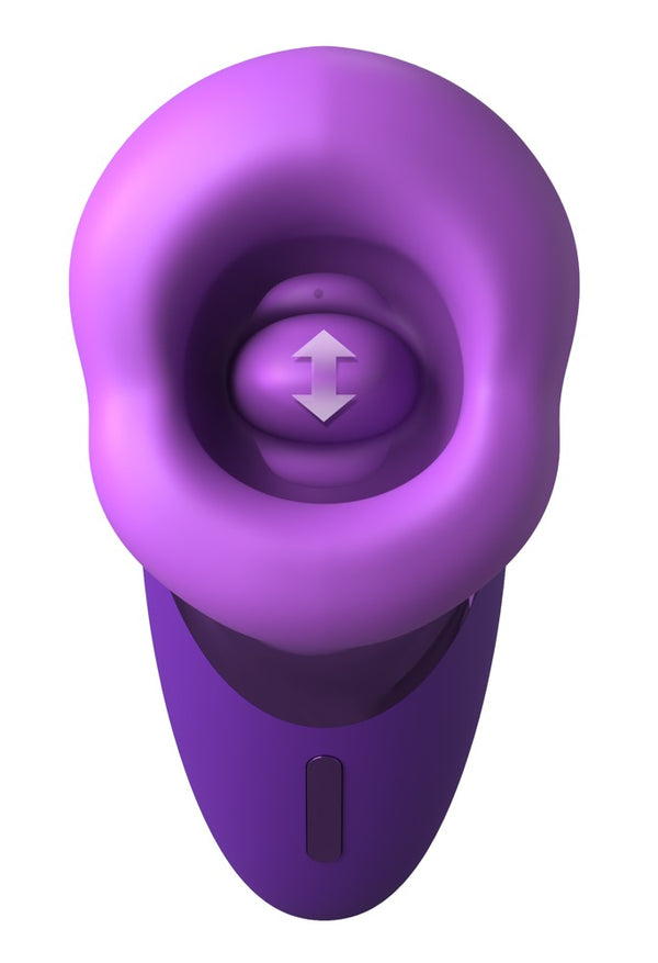 Fantasy For Her Zuigvibrator met liktong - Paars - Fantasy For Her - SKU: 5480300000