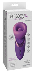 Fantasy For Her Zuigvibrator met liktong - Paars