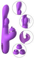 Fantasy For Her Trilkussen met gestippelde kop en G-spot stimulatie - Paars