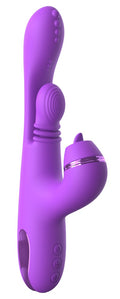 Fantasy For Her Trilkussen met gestippelde kop en G-spot stimulatie - Paars