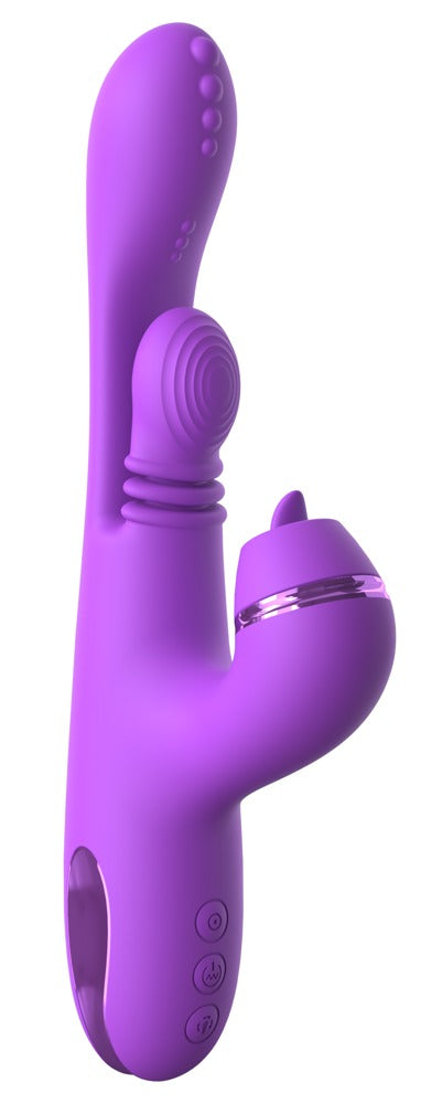 Fantasy For Her Trilkussen met gestippelde kop en G-spot stimulatie - Paars - Fantasy For Her - SKU: 5480810000