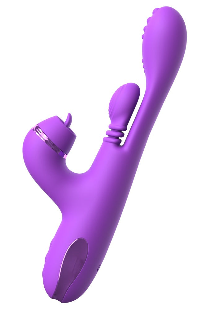 Fantasy For Her Trilkussen met gestippelde kop en G-spot stimulatie - Paars