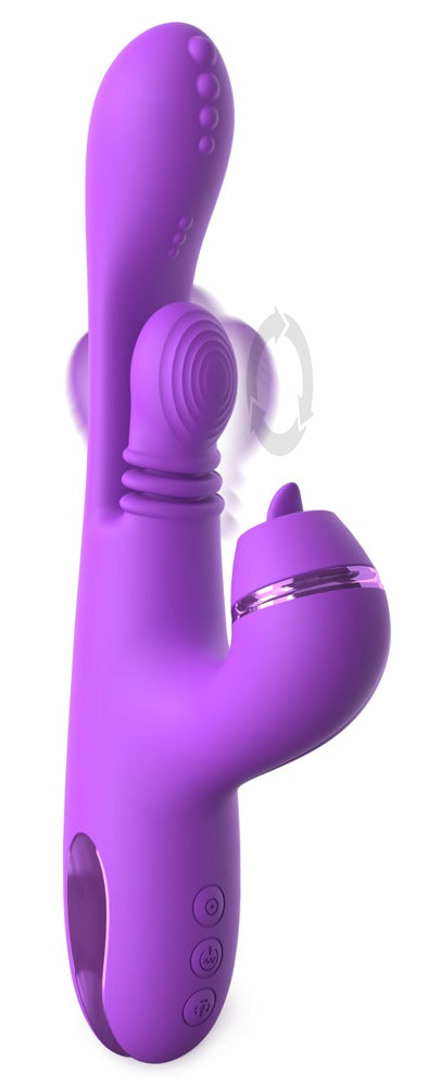 Fantasy For Her Trilkussen met gestippelde kop en G-spot stimulatie - Paars - Fantasy For Her - SKU: 5480810000