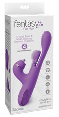 Fantasy For Her Trilkussen met gestippelde kop en G-spot stimulatie - Paars