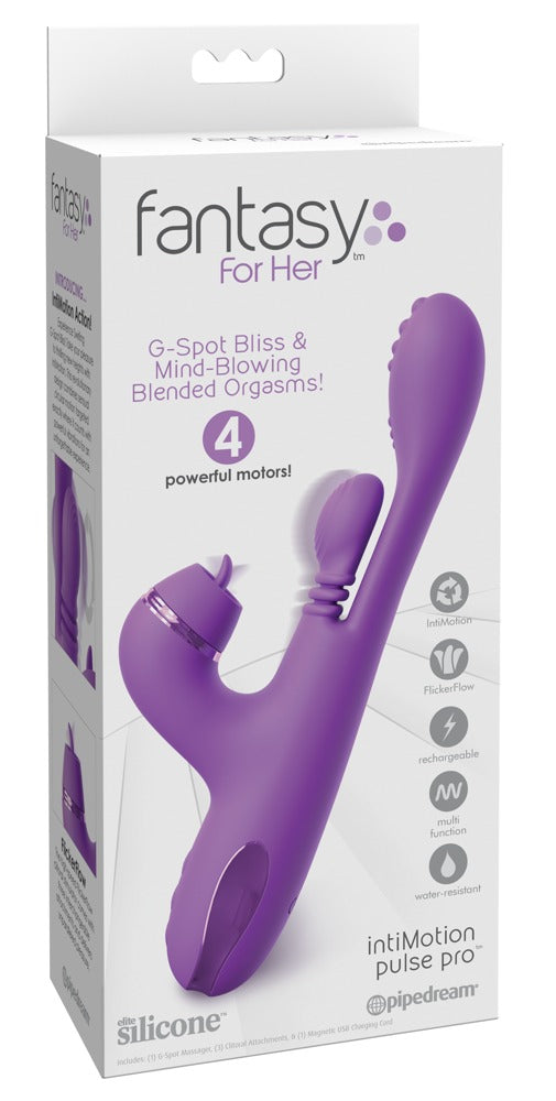 Fantasy For Her Trilkussen met gestippelde kop en G-spot stimulatie - Paars - Fantasy For Her - SKU: 5480810000
