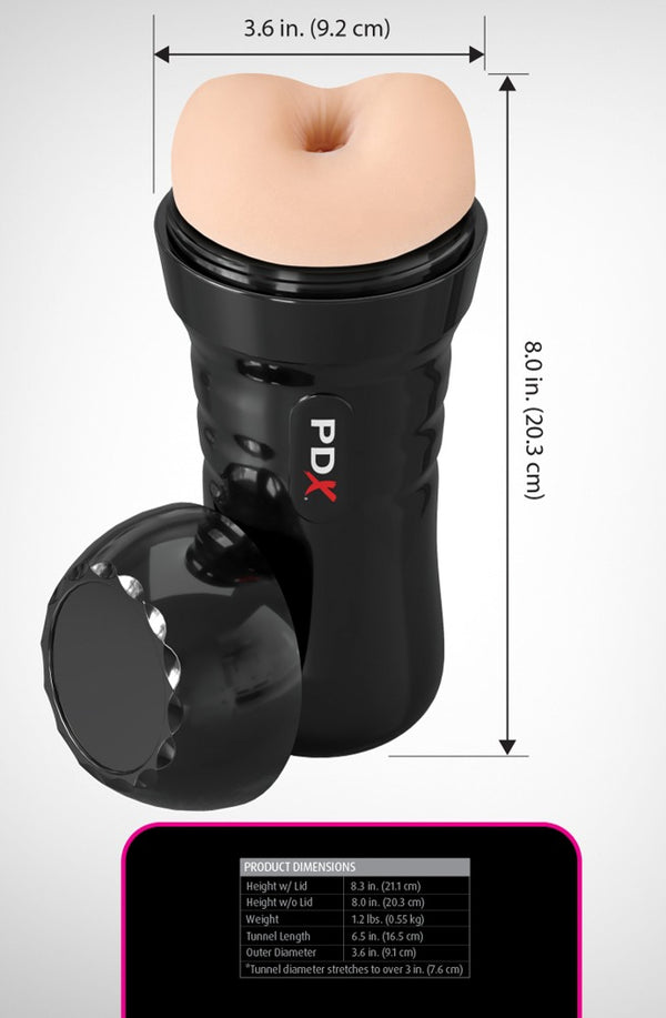 PDX Extreme Anus masturbator realistisch nat - Huidskleur - PDX Extreme - SKU: 5481540000