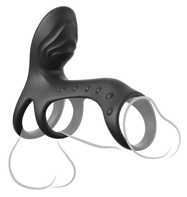 Fantasy C-Ringz Ultimate Couples Cage Pro penis - Zwart - Fantasy C-Ringz - SKU: 5481700000