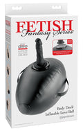 Fetish Fantasy Series Opblaasbare liefdesbal met zuignap - Zwart
