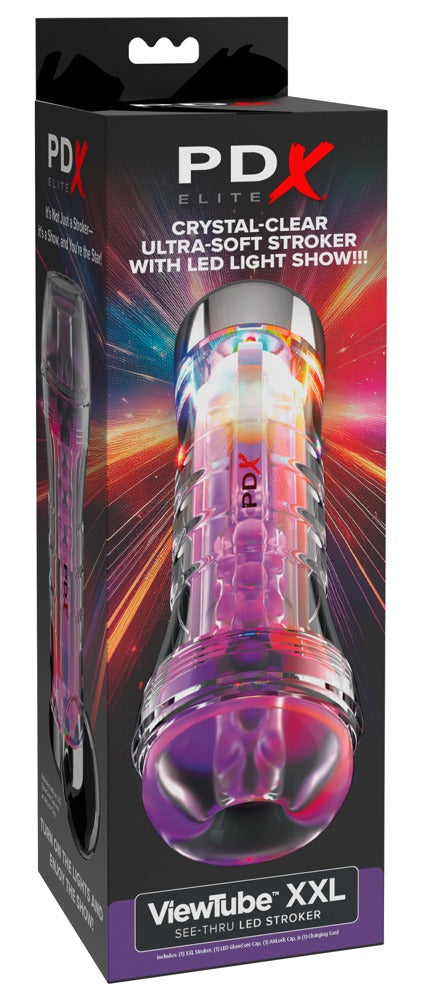 PDX Elite ViewTube XXL stroker - Transparant - PDX Elite - SKU: 5482350000