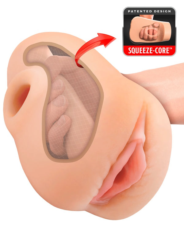 PDX Plus Handjob stroker met vagina ontwerp - Huidskleur - PDX Plus - SKU: 5482780000
