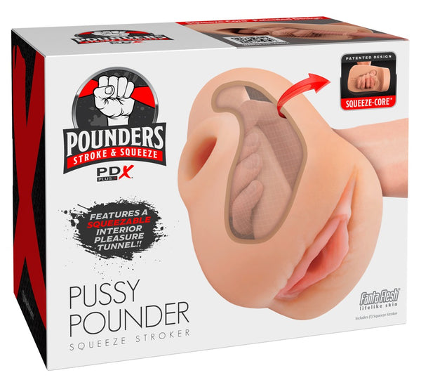 PDX Plus Handjob stroker met vagina ontwerp - Huidskleur - PDX Plus - SKU: 5482780000