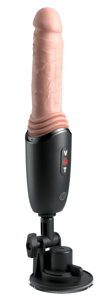 King Cock Plus stotende vibrator Thrusting Pro
