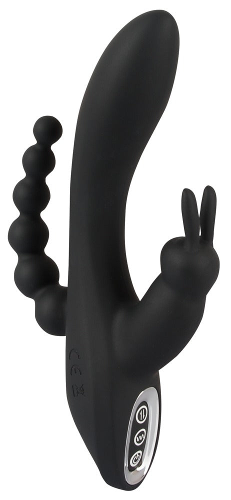 Sweet Smile G-spot vibrator met rabbit design - Zwart - Sweet Smile - SKU: 5506710000