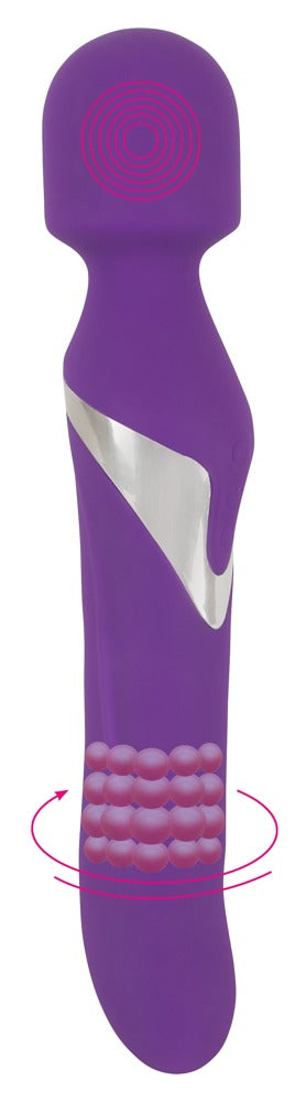Javida Toverstok en parel vibrator - Paars