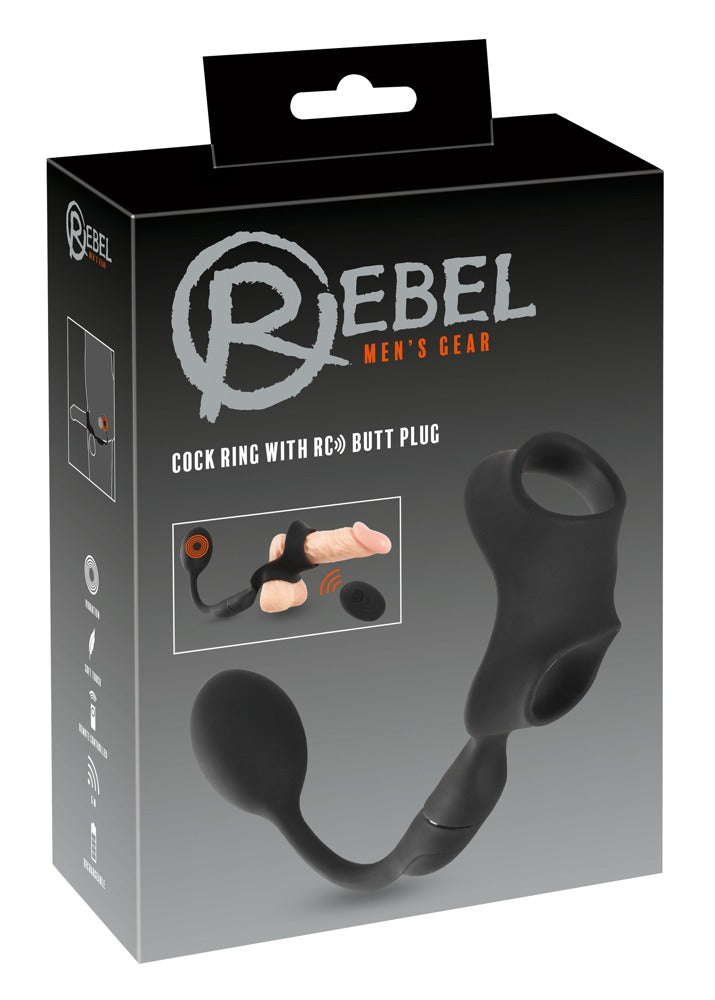 Rebel Cock ring - Zwart